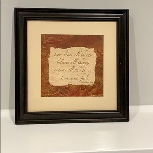 Quote Picture Frame